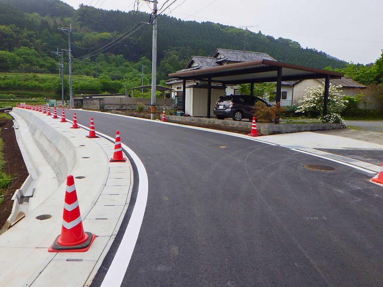 県道道路改良工事