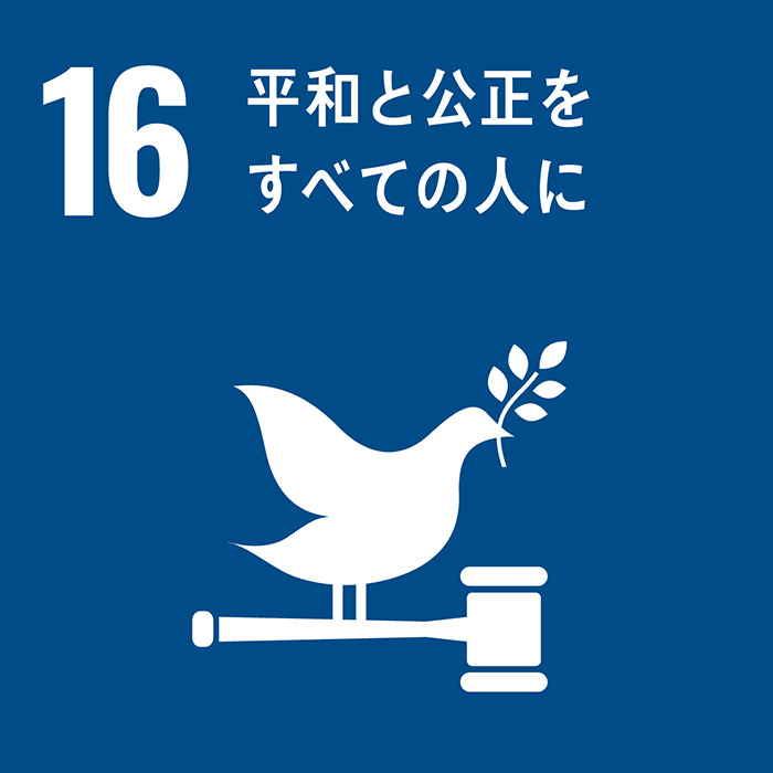 １６. 平和と公正をすべての人に